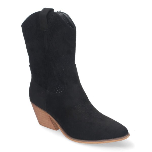 Bot?n de Tac?n Campero para Mujer, Estilo Vaquero, Elegantes - Imagen 3