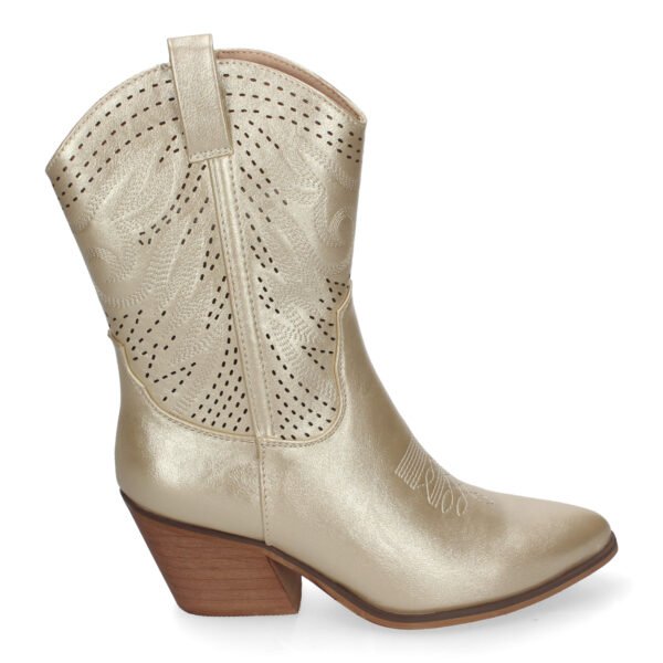 Bot?n de Tac?n Campero para Mujer, Estilo Vaquero, Elegantes - Imagen 2