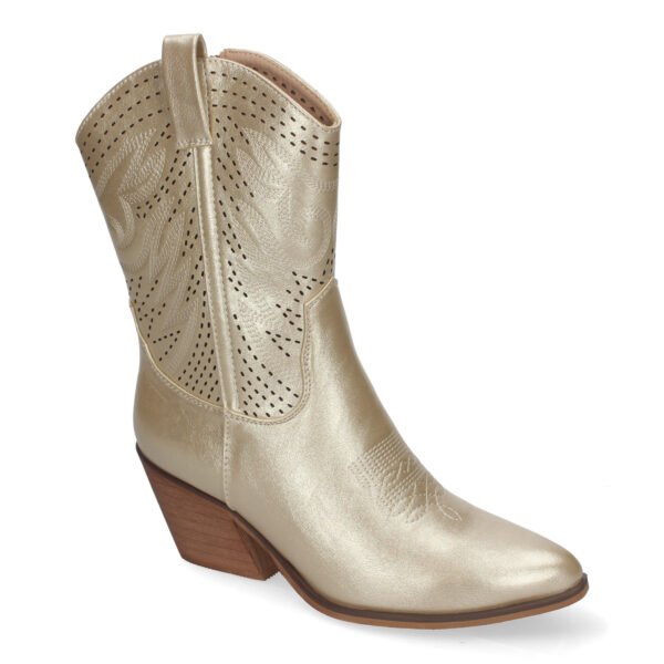 Bot?n de Tac?n Campero para Mujer, Estilo Vaquero, Elegantes - Imagen 4