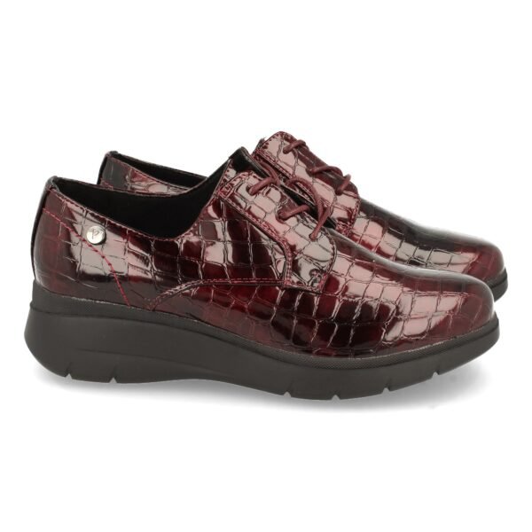 Zapato Plano con Estampado y Cordones