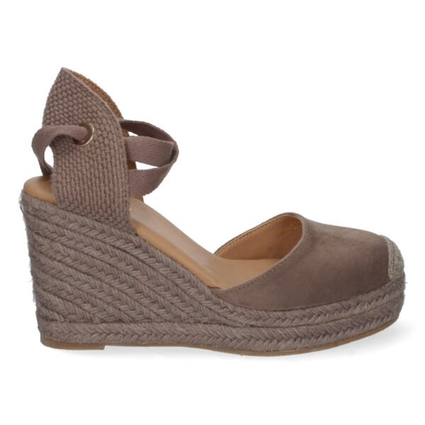 Sandalia de Cu?a con Yute y Cordones - Imagen 2