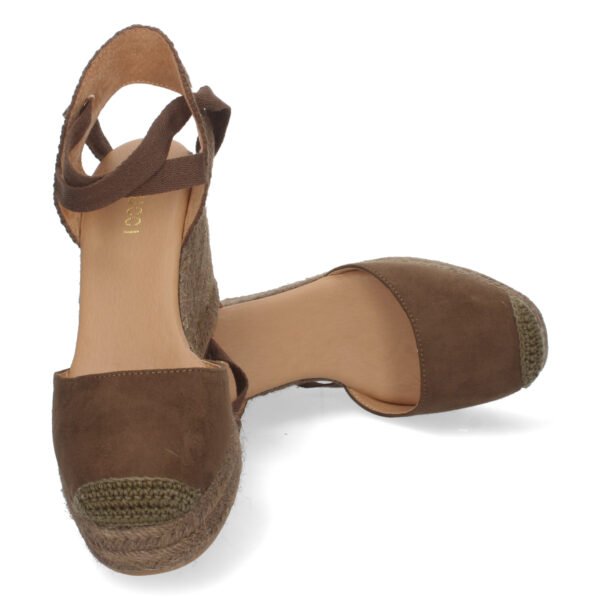 Sandalia de Cu?a con Yute y Cordones - Imagen 5