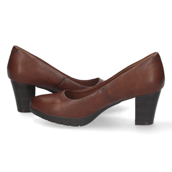 Zapato de Tacon con Punta Redonda - Imagen 5