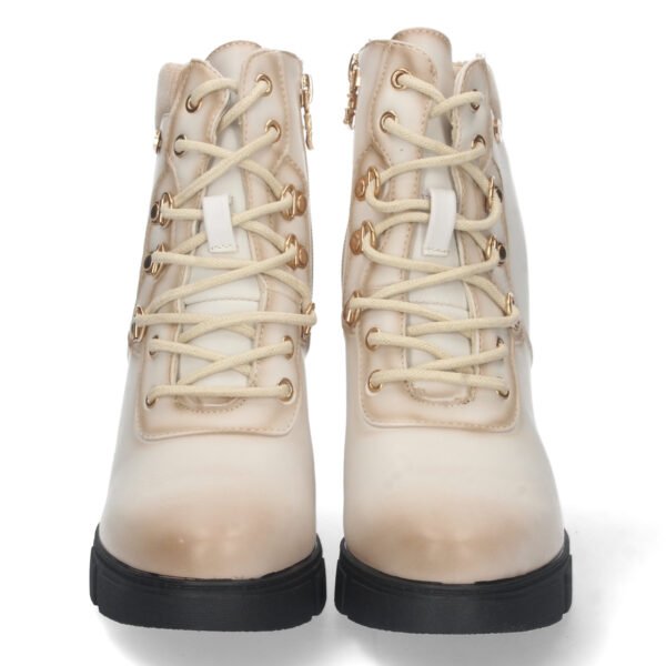 Bot?n de Tac?n con Cordones y Cremallera - Imagen 3
