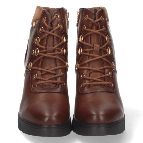 Bot?n de Tac?n con Cordones y Cremallera - Imagen 3