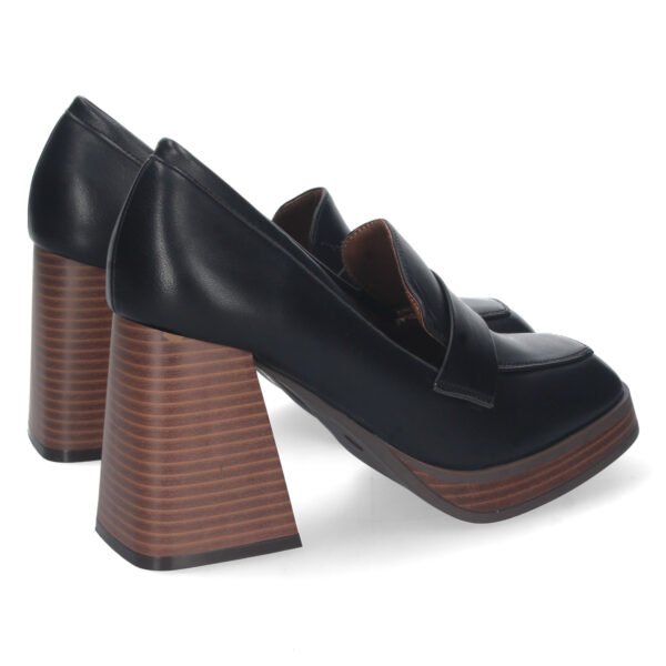 Zapato de Tacon Alto con Estapado Liso - Imagen 4