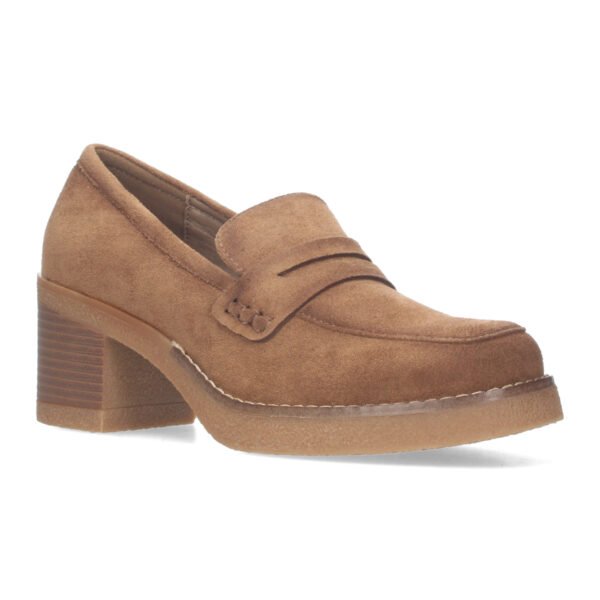 Mocasines Lisos de Tacon Medio para Mujer - Imagen 3