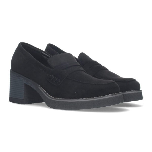 Mocasines Lisos de Tacon Medio para Mujer
