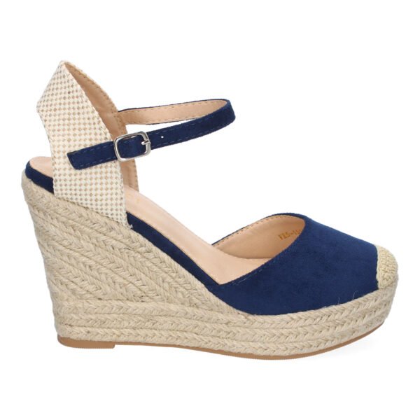 Sandalia de Cu?a de Yute para Mujer, Comodas y Elegantes, Dise?o Moderno con Punta Bordada - Imagen 2