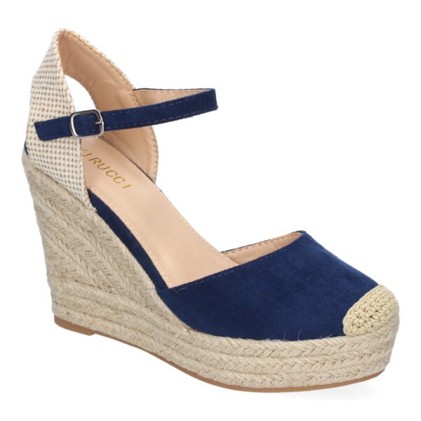 Sandalia de Cu?a de Yute para Mujer, Comodas y Elegantes, Dise?o Moderno con Punta Bordada - Imagen 3