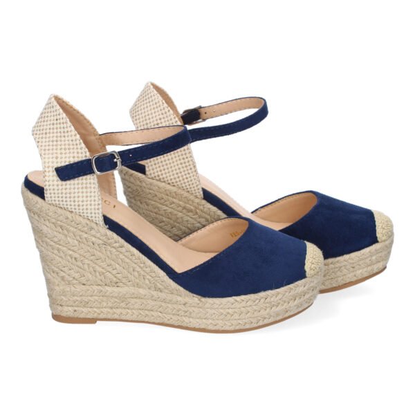 Sandalia de Cu?a de Yute para Mujer, Comodas y Elegantes, Dise?o Moderno con Punta Bordada - Imagen 5