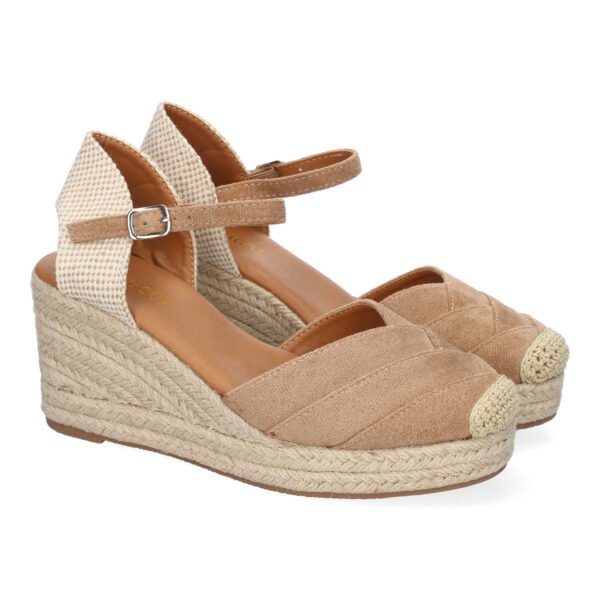 Sandalia de Cu?a de Yute para Mujer, Comodo y Elegante, Dise?o Moderno