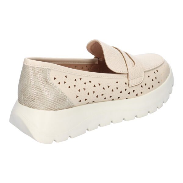 Mocasin Plano de Mujer, Comodo y Ligero, Dise?o Calado, Suela Dentada y Adorno en la Pala - Imagen 4