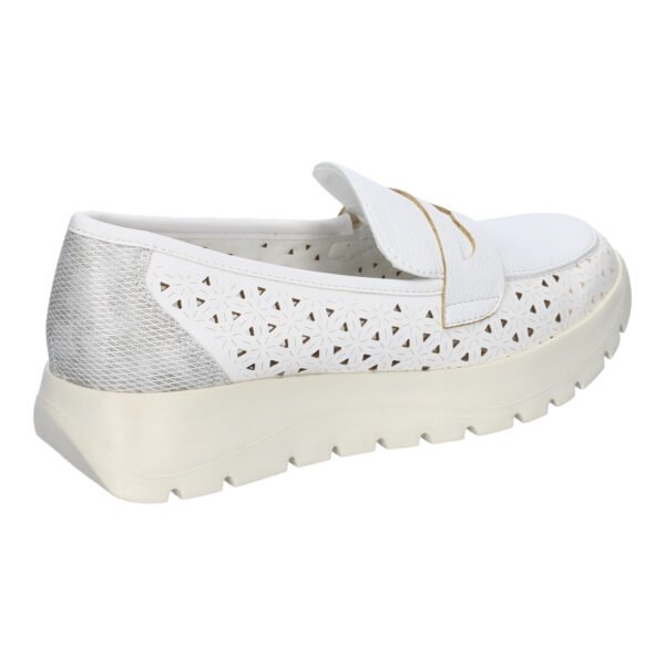 Mocasin Plano de Mujer, Comodo y Ligero, Dise?o Calado, Suela Dentada y Adorno en la Pala - Imagen 4