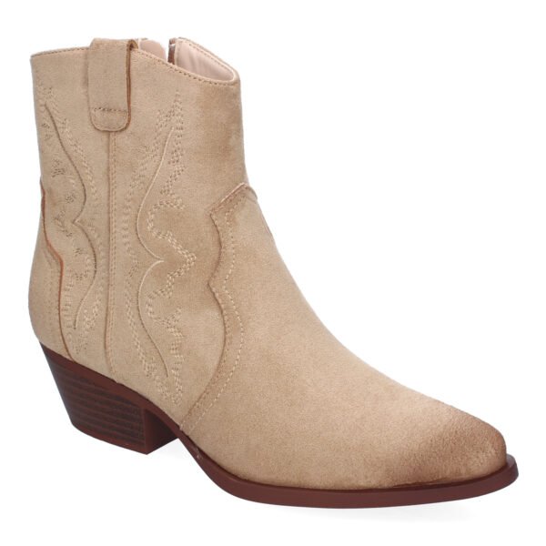 Bot?n de Tac?n Campero para Mujer, Comodos y Elegantes, Dise?o Bordado - Imagen 3