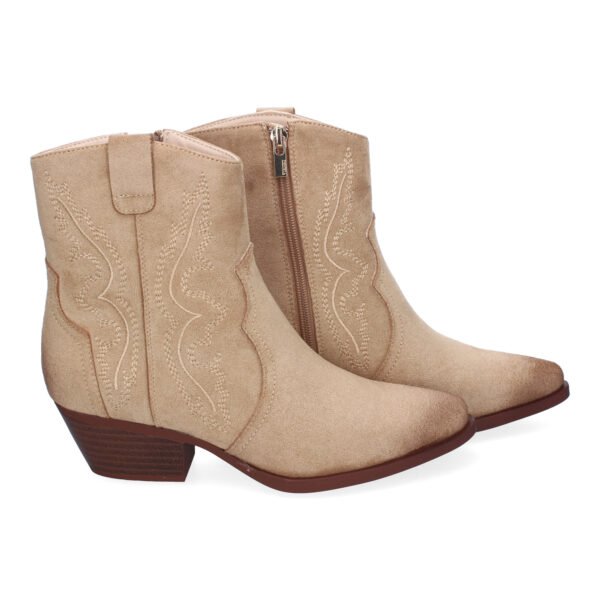 Bot?n de Tac?n Campero para Mujer, Comodos y Elegantes, Dise?o Bordado - Imagen 5